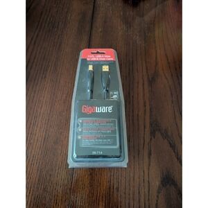 Gigaware  10-Foot USB-A Male To USB-B Male Cable PC MAC HI SPEED USB 26-714‎